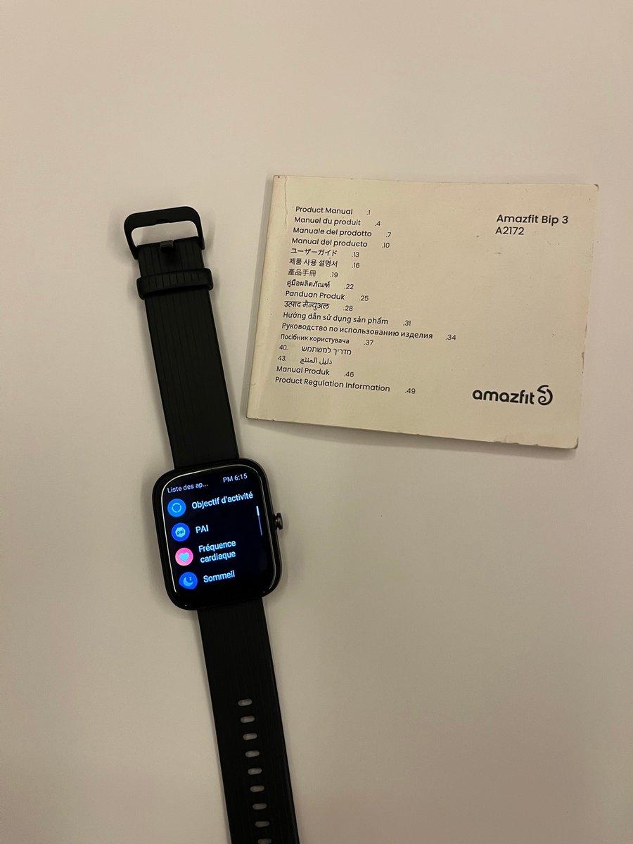 ساعة amazfit Bip 3