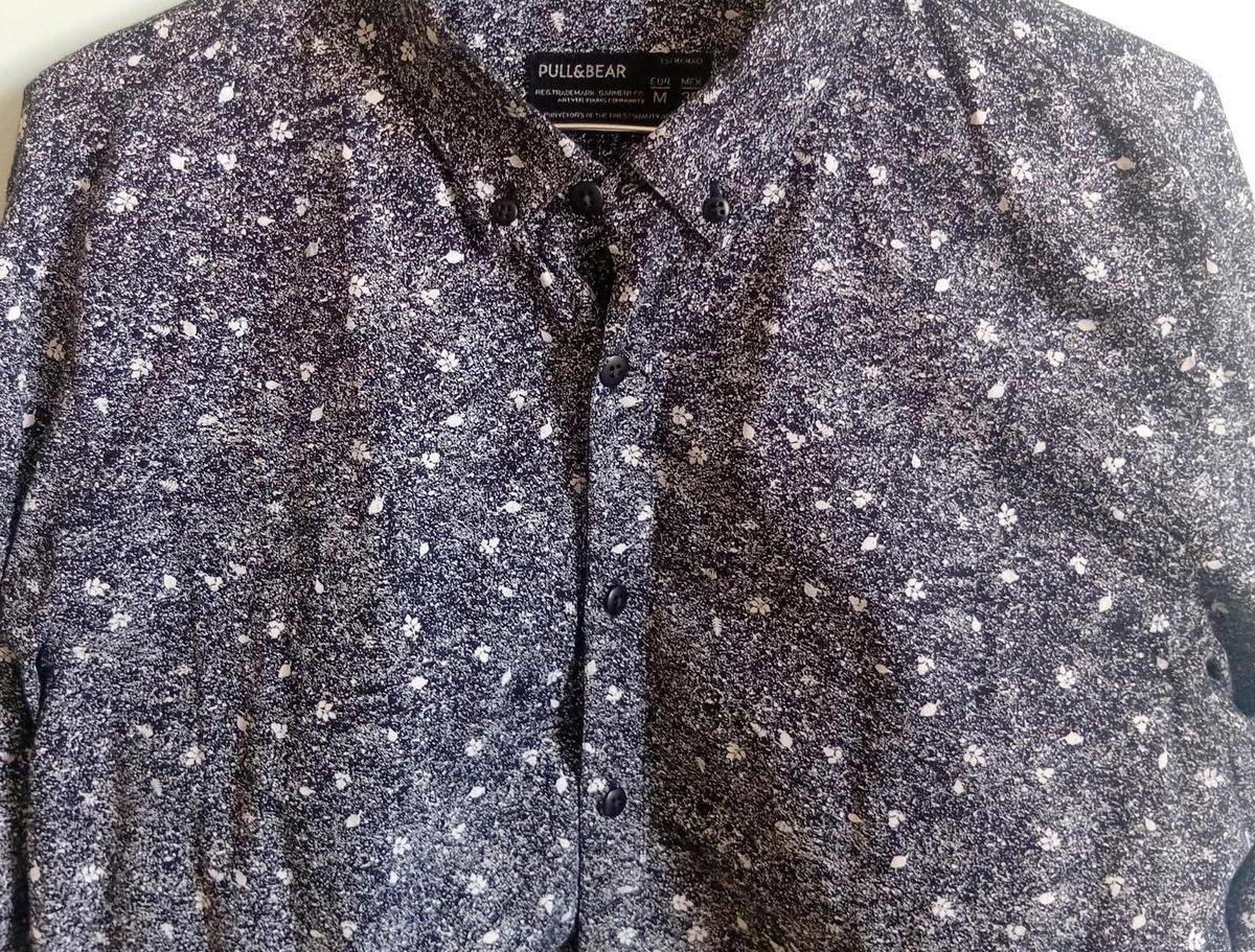 Chemise Pull and Bear à motif floral, taille M, 2/3