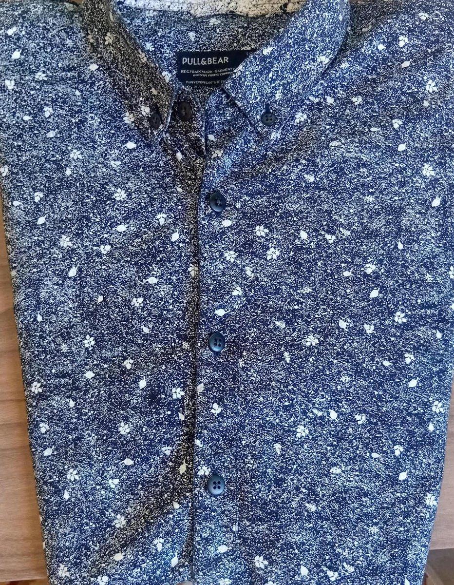 Chemise Pull and Bear à motif floral, taille M