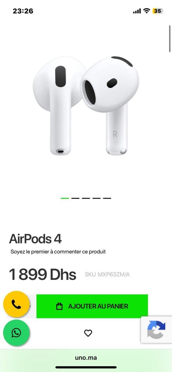 AirPods 4 tres bon état, 2/3