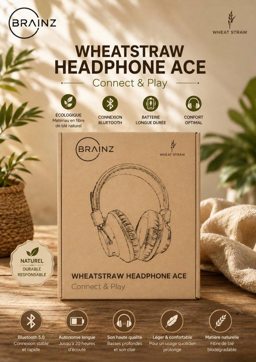 Casque Brainz Wheatstraw Headphone Ace Bluetooth