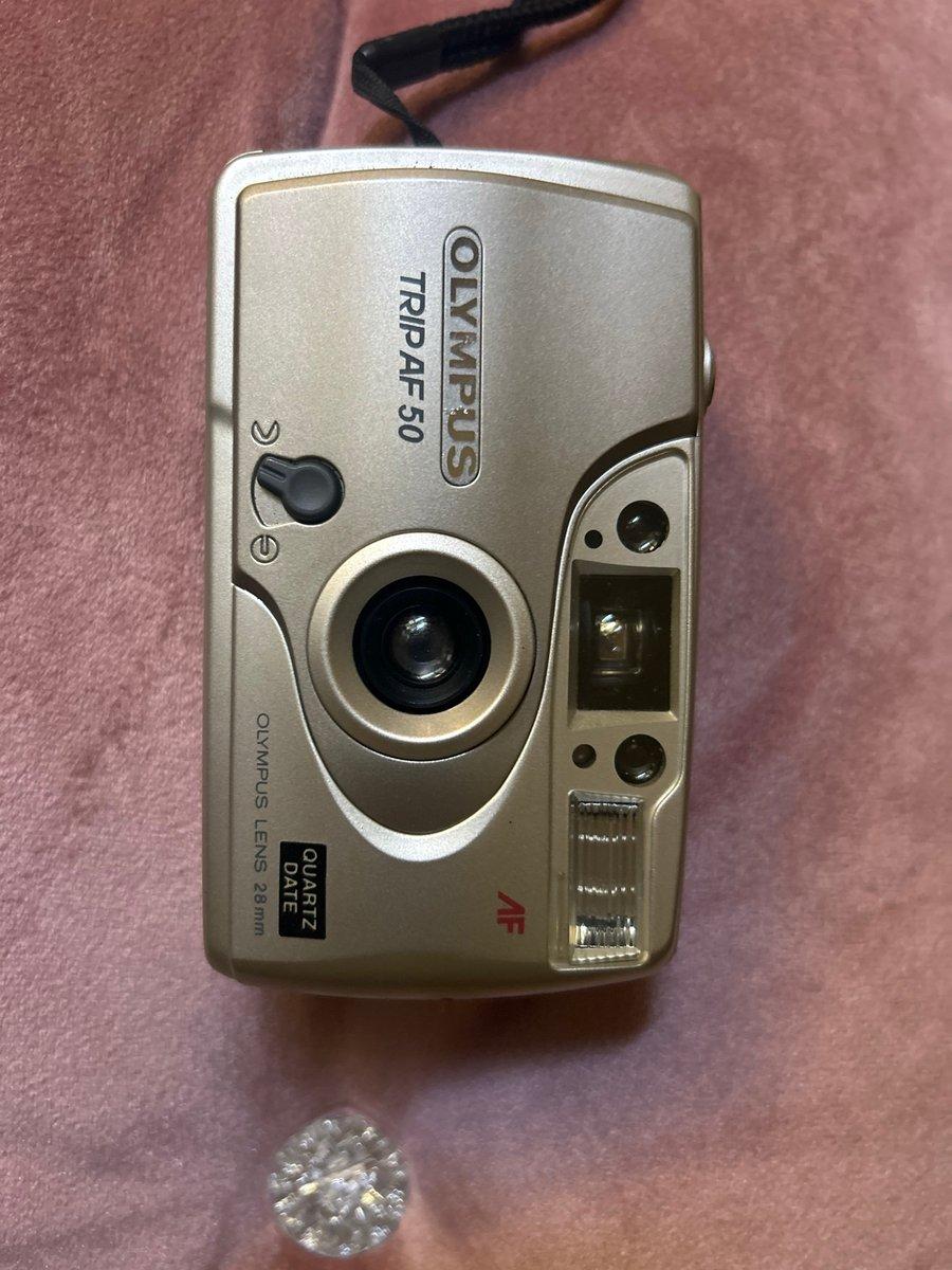 Olympus Trip AF 50 Quartz Date – Appareil photo argentique 35 mm