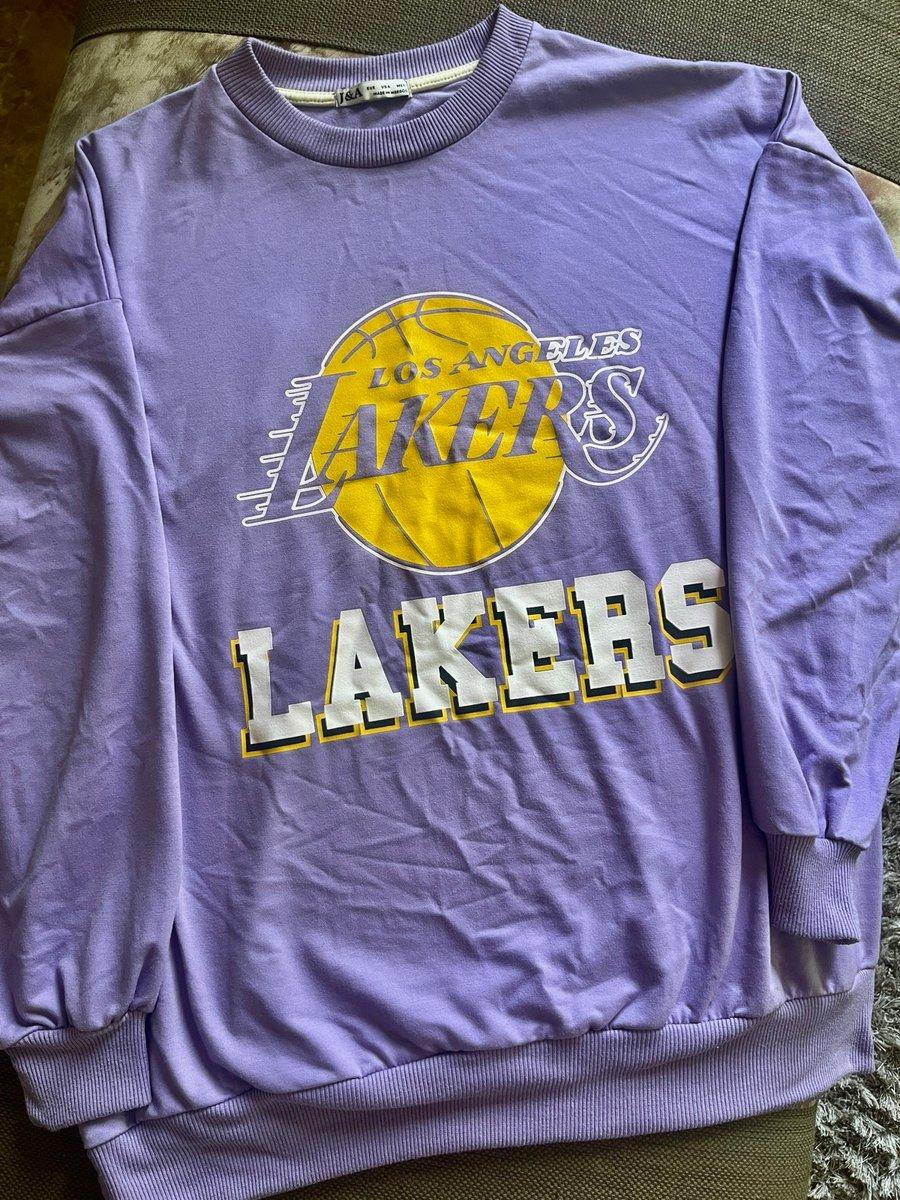 Sweatshirt oversize Lakers violet - Très bon état