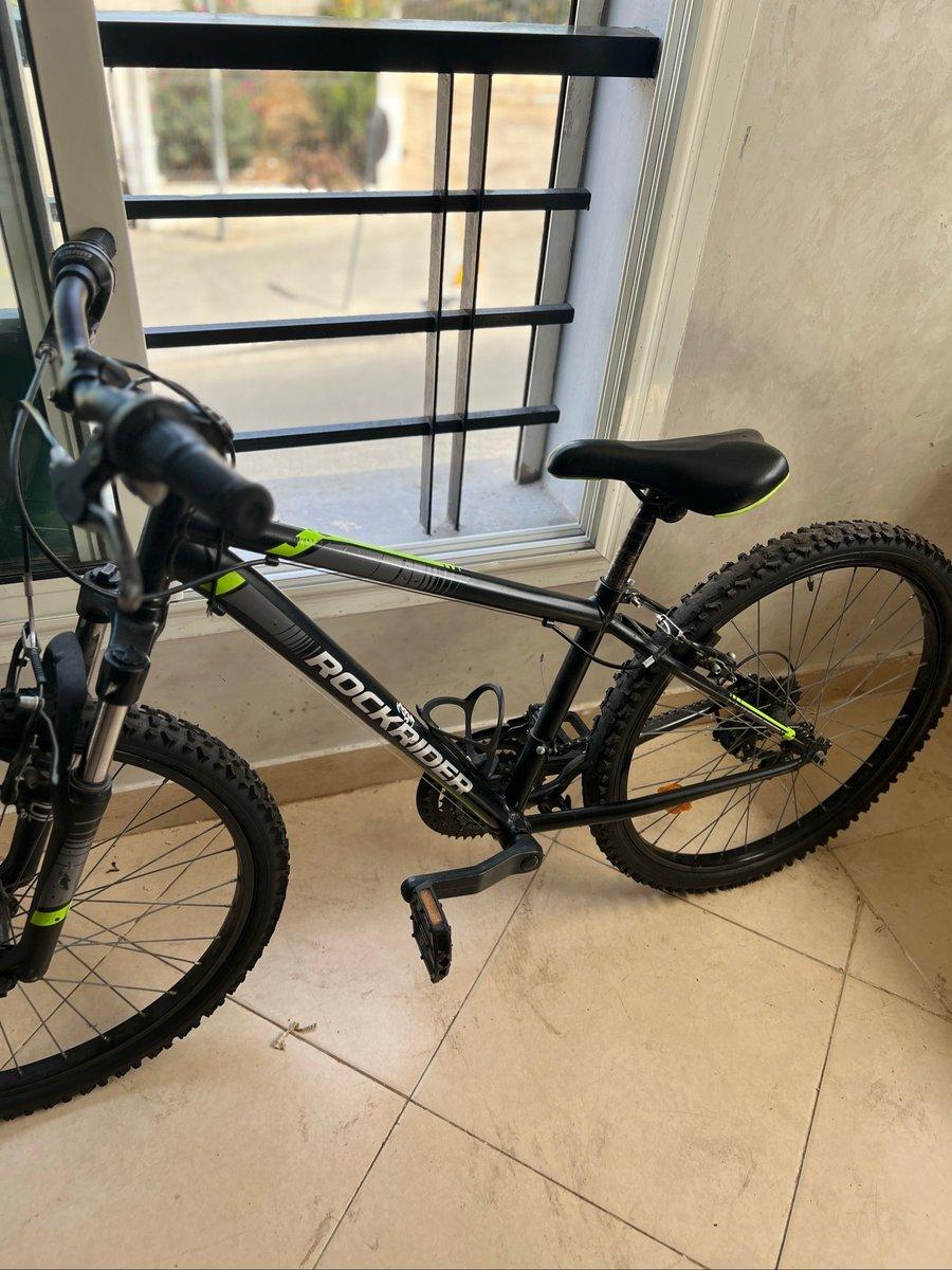 Vélo de montagne Rockrider noir et vert