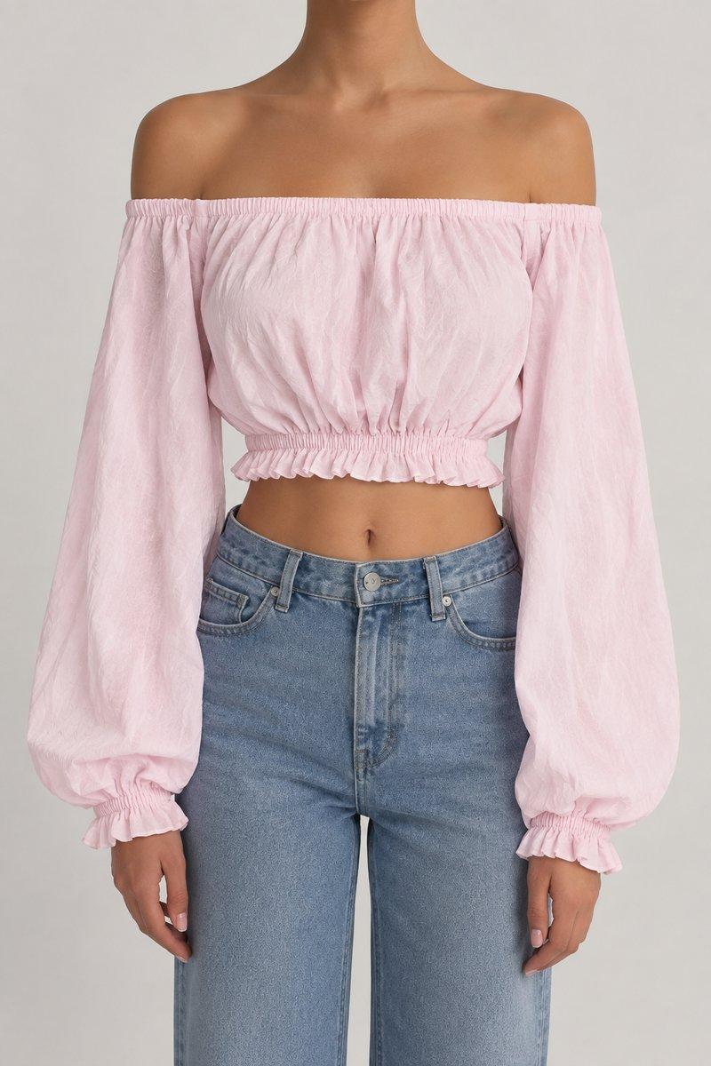 Crop top rose
