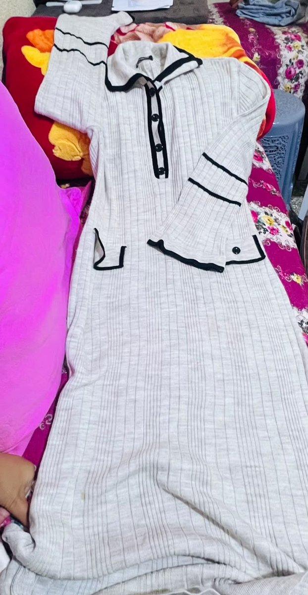 Robe longue femme tricot neuve, taille standard