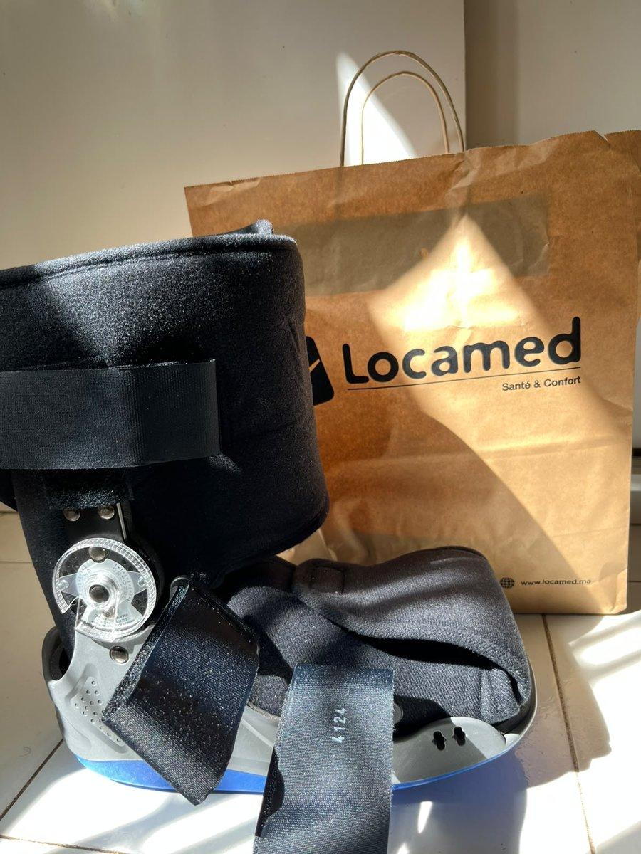 Attelle de cheville Locamed Taille L – Comme neuve, utilisée 1 seule fois